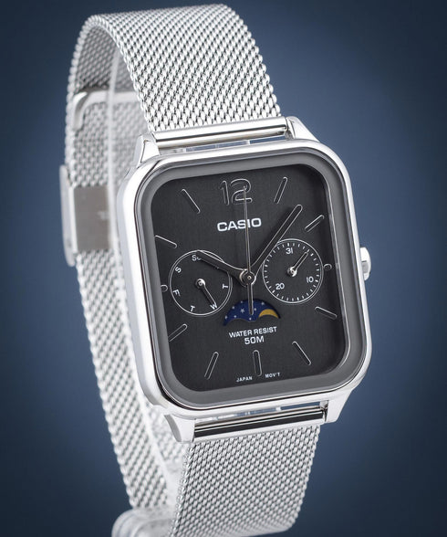 CASIO & VINTAGECasio MTP - M305M - 8AVER Men's Analog Watch - Stainless Steel Mesh Band, Gray DialWATCHESEcecile