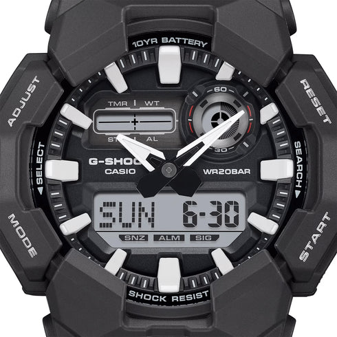 CASIO G - SHOCKCasio G - Shock GA - 010 - 1A1ER Men's Watch - Black Resin, Analog - Digital DisplayWATCHESEcecile