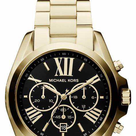 Michael Kors MK5739 Montre chronographe Bradshaw en acier inoxydable doré