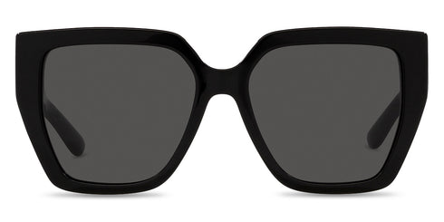 Dolce & Gabbana DG 4498 501/87 Damen-Sonnenbrille - Schwarzer Rahmen, dunkelgraue Gläser
