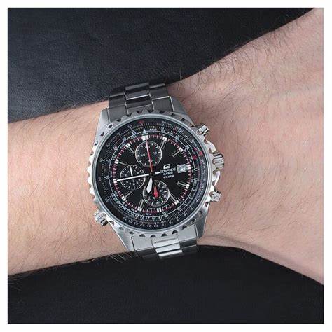 CASIO EDIFICECasio Edifice EF - 527D - 1AVEF Men's Chronograph Watch - Black Dial, Stainless Steel BraceletWATCHESEcecile