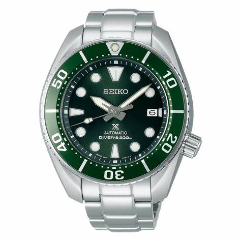 SEIKOSeiko Prospex SPB103J1 Men's Automatic Diver's Watch - Green Dial, Stainless Steel BraceletWATCHESEcecile