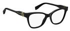 MARC JACOBSMarc Jacobs MARC 767 807 Women's Eyeglasses - Black Acetate Frame, Rectangular DesignEYEWEAREcecile