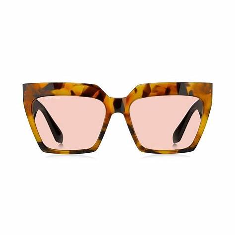 Etro 0001/S C9B-U1 Gafas de sol cuadradas oversize para mujer - montura habana, lentes rosas