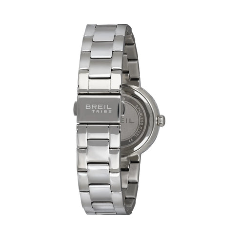 Breil Dance Floor EW0254 Women's Quartz Watch - 32mm Stainless Steel Case, Silver Dial with Crystal Accent