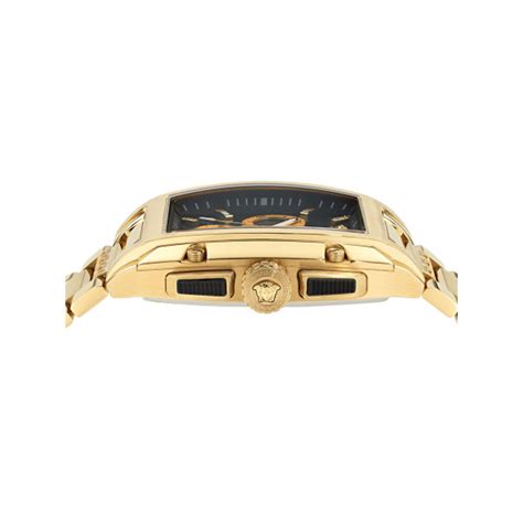 Versace Dominus VE6H00824 Men’s Chronograph – Gold Black 42mm