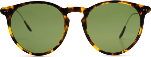 Ralph Lauren RL 8181P 5249/4E Unisex Sunglasses - Antique Havana Frame with Green Lenses