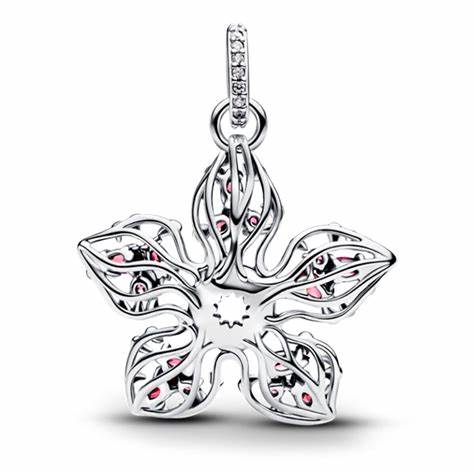 PANDORAPandora Stranger Things Demogorgon Large Dangle Charm 793567C01 - Sterling Silver, Clear and Red StonesBIJOUXEcecile