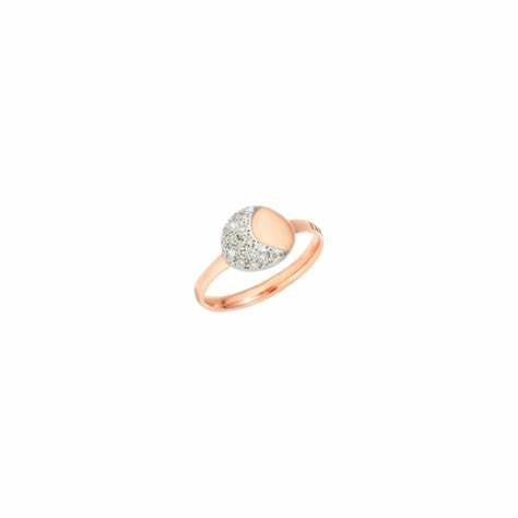 DoDo DAC2006MOSUNDB09R52 Bague lune et soleil - or rose 9K avec diamants