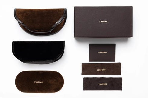 TOM FORDTom Ford DAX FT0751 - S 52N Men's Square Sunglasses – 48 mm Dark Havana Acetate Frame, Green Lenses, UV400EYEWEAREcecile