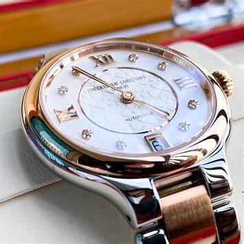 FREDERIQUE CONSTANTFrederique Constant Classics Delight FC - 306WHD3ER2B Women's Watch – Mother of Pearl Dial, Two - Tone BraceletWATCHESEcecile