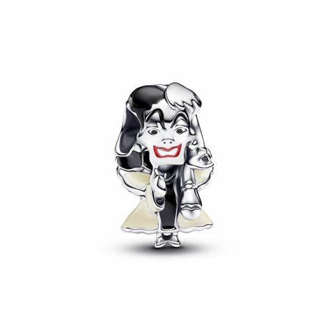 PANDORAPandora 793424C01 Disney Villains Cruella De Vil Charm – Sterling Silver, EnamelBIJOUXEcecile