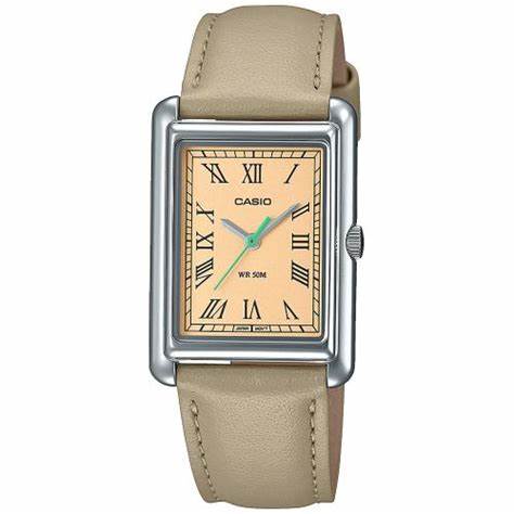 CASIO & VINTAGECasio LTP - B165L - 5BVEF Women's Watch - Salmon Dial, Leather StrapWATCHESEcecile