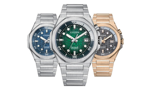 Citizen Serie 8 NB6060-58X Orologio automatico da uomo con quadrante verde, 200M WR, Cal. 9051