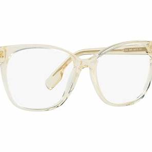 Burberry BE 2345 3852 54 Women's Eyeglasses - Yellow Acetate Square Frame