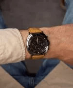 TIMBERLANDTimberland Williston - Small TDWGF0042002 Men's 44mm Black Dial Quartz Watch – Brown Leather StrapWATCHESEcecile
