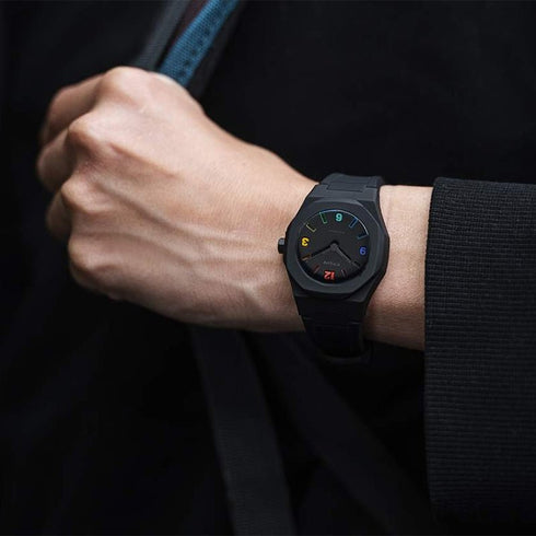 D1 MILANOD1 Milano Nano Rainbow D1 - NCRJ03 Women's Watch - Black Polycarbonate, 32mmWATCHESEcecile