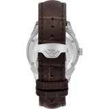 Philip Watch Roma R8221217004 Orologio automatico da uomo - Cassa in acciaio, cinturino in pelle marrone
