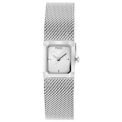 TOUSTOUS Mini Mesh Analog Watch 3000142000 - Stainless Steel Milanese Bracelet, Octagonal DialWATCHESEcecile