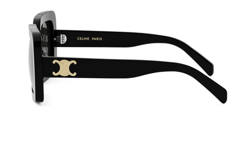 CELINECeline CL40304U Triomphe Square Sunglasses – 56 mm Oversized Acetate FrameEYEWEAREcecile