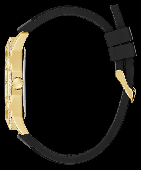 Guess GW0954G2 “Regal” Men’s Multi-Function Watch — Gold / Black, 46 mm