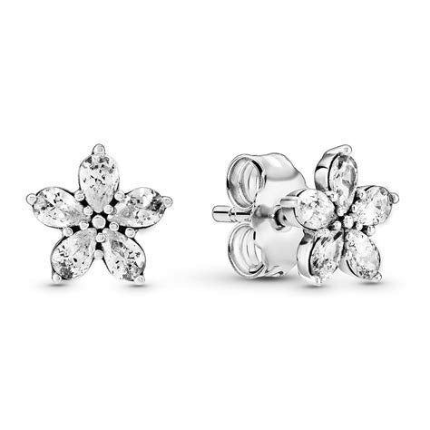 PANDORAPandora Sparkling Snowflake Stud Earrings 299239C01 - Sterling Silver, Cubic ZirconiaBIJOUXEcecile