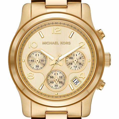 MICHAEL KORSMichael Kors MK7323 Women's Runway Gold - Tone Chronograph WatchWATCHESEcecile
