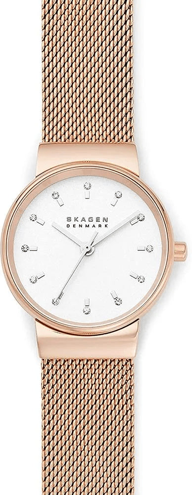 SKAGEN DENMARKSkagen Denmark SKW7201 Ancher 26mm – Rose Gold Mesh Women’s WatchWATCHESEcecile