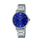 CASIO & VINTAGECasio LTP - VT02D - 2AUDF Women's Analog Watch - Blue Dial, Stainless Steel BandWATCHESEcecile