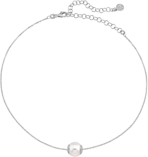 MAJORICAMajorica 15593.01.2.000.010.1 Women's Necklace – Rhodium - Plated Silver, 10mm Pearl, AdjustableBIJOUXEcecile