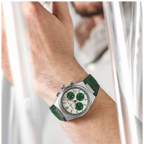 FREDERIQUE CONSTANTFrederique Constant Highlife Chronograph Automatic Limited Edition FC - 391SGR4NH6 – Opaline Dial with Green Counters, Stainless Steel BraceletWATCHESEcecile