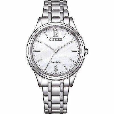 Reloj Citizen EM0411-71A Eco-Drive para mujer - Acero inoxidable plateado