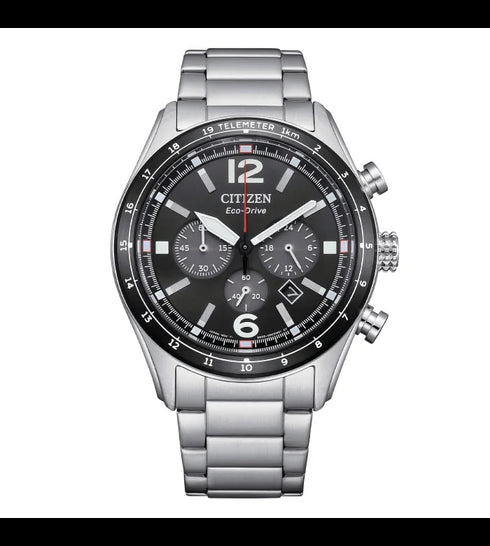 CITIZENCitizen CA4654 - 55E Eco - Drive Aviator Chronograph Watch - Black DialWATCHESEcecile