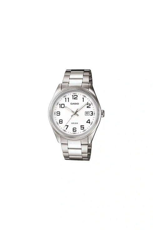 CASIO & VINTAGECasio LTP - 1302D - 7BVDF Women's Analog Watch - Stainless Steel Band, White DialWATCHESEcecile