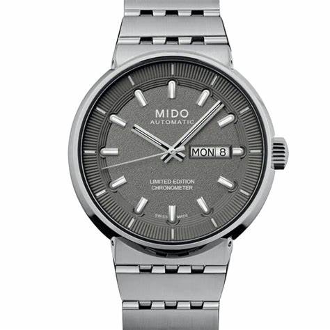 MIDOMido All Dial IBA M8340.4.B3.11 Men's Watch - 42mm, Gray Dial, Stainless Steel Case and BraceletEYEWEAREcecile