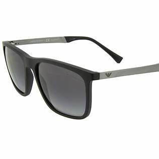 EMPORIO ARMANIEmporio Armani EA 4243 5001T3 56 Men's Matte Black Sunglasses with Dark Grey Polarized LensesEYEWEAREcecile