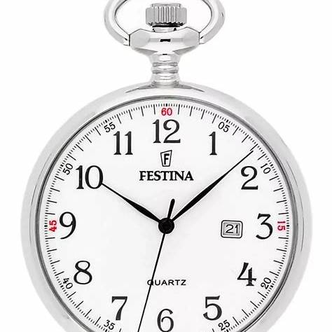 FESTINAFestina F2019/1 Pocket Watch – Silver Stainless Steel, Quartz, 42mmWATCHESEcecile