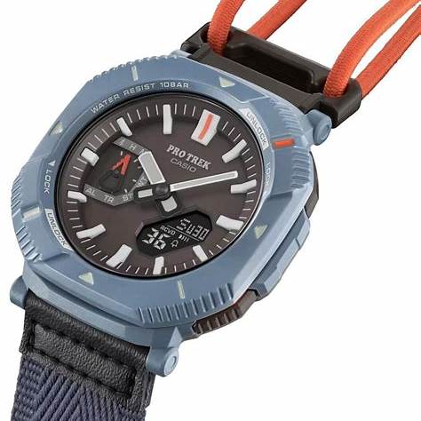 CASIO & VINTAGECasio Pro Trek PRJ - B001B - 2ER Solar Bluetooth Watch – Blue Resin, 100M WRWATCHESEcecile