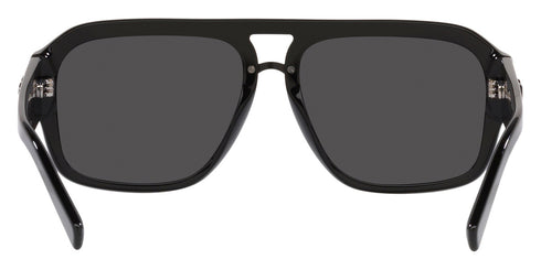 Dolce & Gabbana DG4403 501/87 58 Men's Square Sunglasses - Black Acetate Frame, Gray Lenses