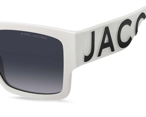 Lunettes de soleil unisexe Marc Jacobs MARC 739/S CCP/9O - monture blanche, verres gris dégradés