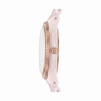 Michael Kors Mini Runway MK6622 Damenuhr - rosa Keramik, Pavé-Kristall-Lünette