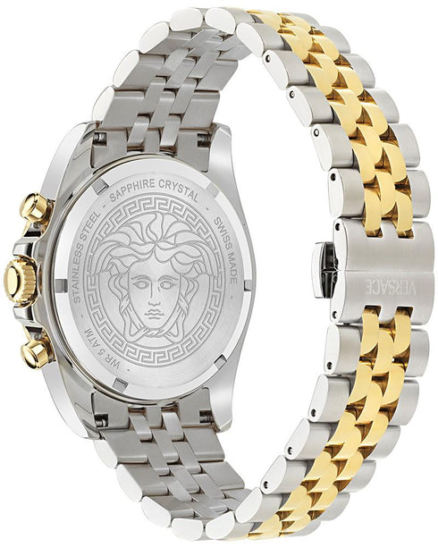 Versace Greca Chrono Wave VE0H00425 Men’s Chronograph – Green Dial, 43 mm
