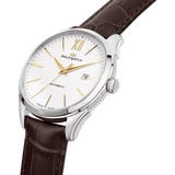 Philip Watch Roma R8221217004 Orologio automatico da uomo - Cassa in acciaio, cinturino in pelle marrone