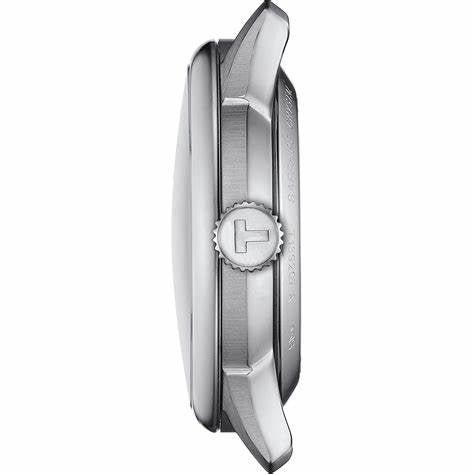 TISSOTTissot Chemin des Tourelles Powermatic 80 Women's Watch T1392071611100 - 34mm, Mother - of - Pearl Dial, Red Leather StrapWATCHESEcecile