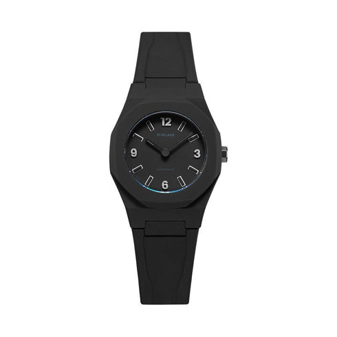 D1 MILANOD1 Milano Nanochrome Nano Glitter D1 - NCRJ01 Women's Watch - 32mm Black Polycarbonate Case, Black Silicone StrapWATCHESEcecile