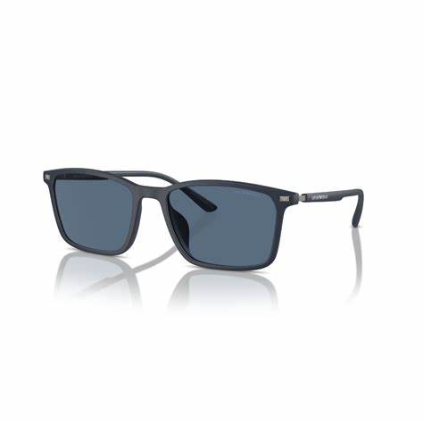 Emporio Armani EA4223U 5088/80 Men's Sunglasses - Matte Blue Frame, Dark Blue Lenses