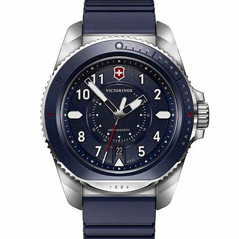 VICTORINOXVictorinox Journey 1884 Men's Watch V241975 – Blue Dial, Blue Rubber StrapWATCHESEcecile