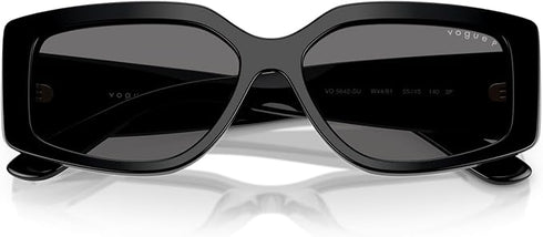 VOGUEVogue VO5642SU Women's Sunglasses – 55mm Rectangular Acetate Frame, Assorted Colours, 100% UV ProtectionEYEWEAREcecile