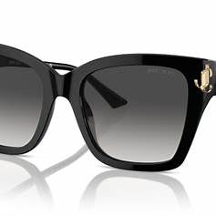 Jimmy Choo JC 5012 Women's Sunglasses - 54mm, Black Frame with Dark Grey Lenses