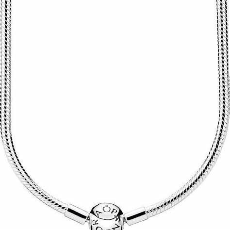 Pandora 590742HV-50 Collier à chaîne serpent Moments - argent sterling, 50 cm
